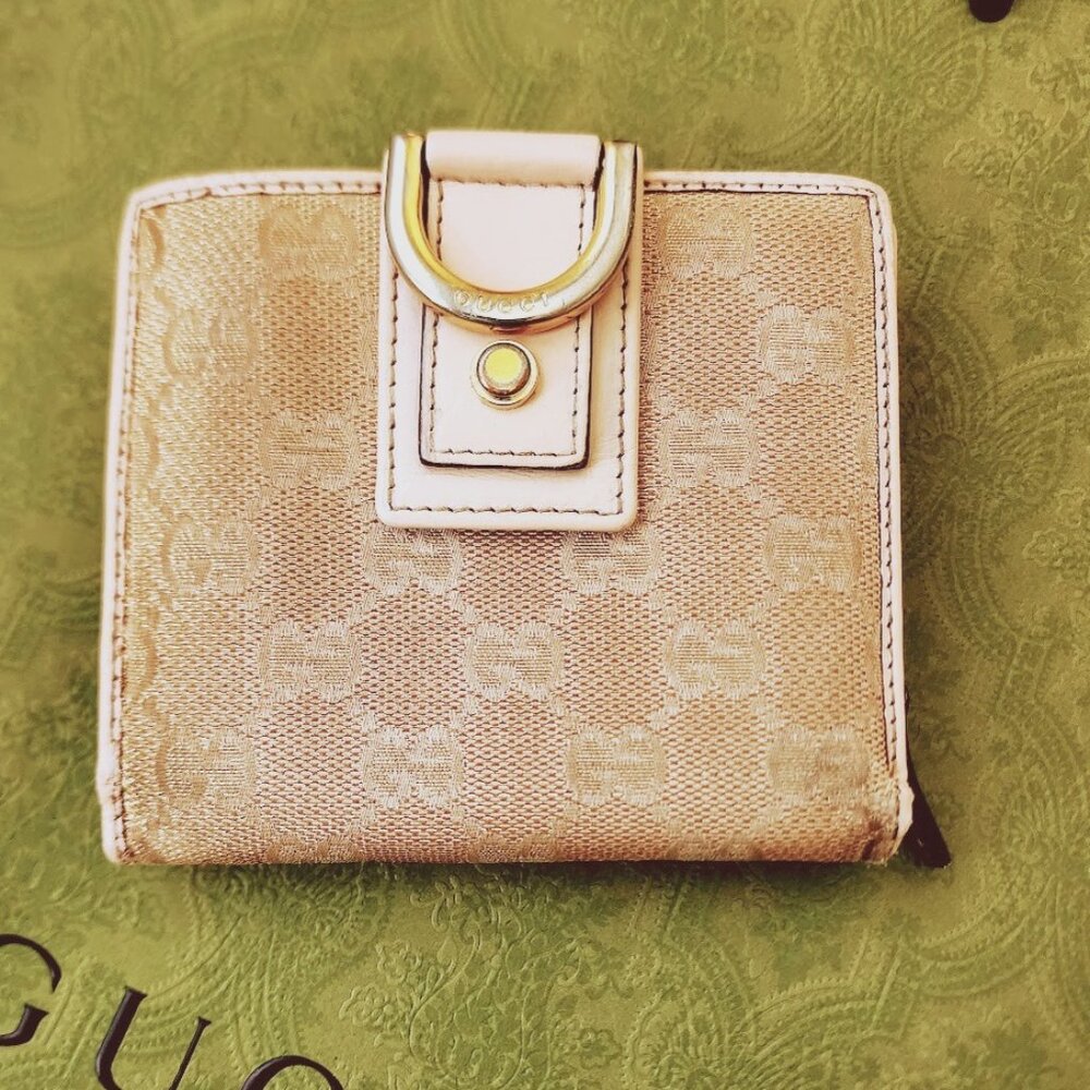 Gucci Guccissima D Ring Wallet